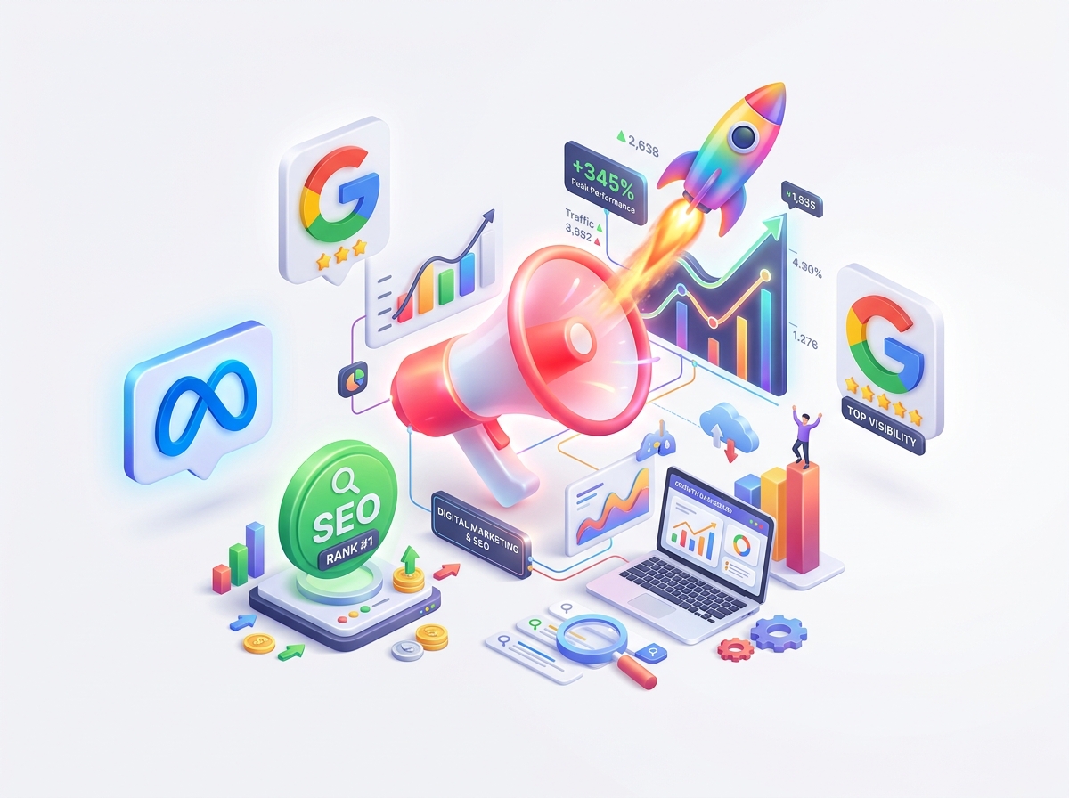 Digital Marketing Illustration